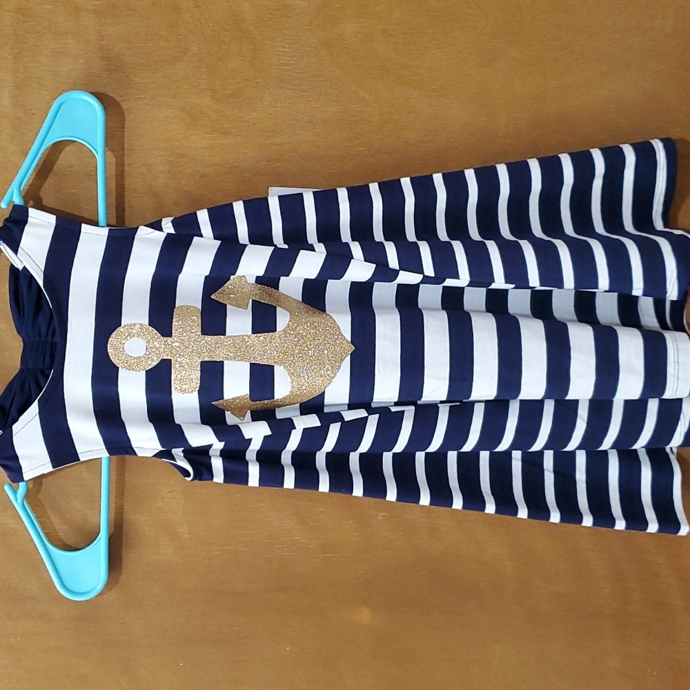 Jillian's Closet nautical anchor dress NWT